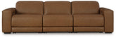 Diamond Furniture - Ashley Furniture - Magic Man 3-Piece Power Reclining Sectional Sofa - 3-Piece Power Reclining Sectional Sofa / Caramel - PCU10700S9