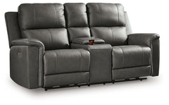 Bleckley Power Reclining Loveseat with Console