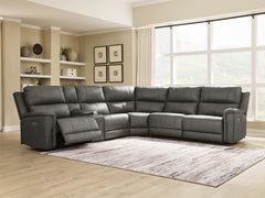 Diamond Furniture - Ashley Furniture - Bleckley 6-Piece Power Reclining Sectional - 6-Piece Power Reclining Sectional - PCU12000S5