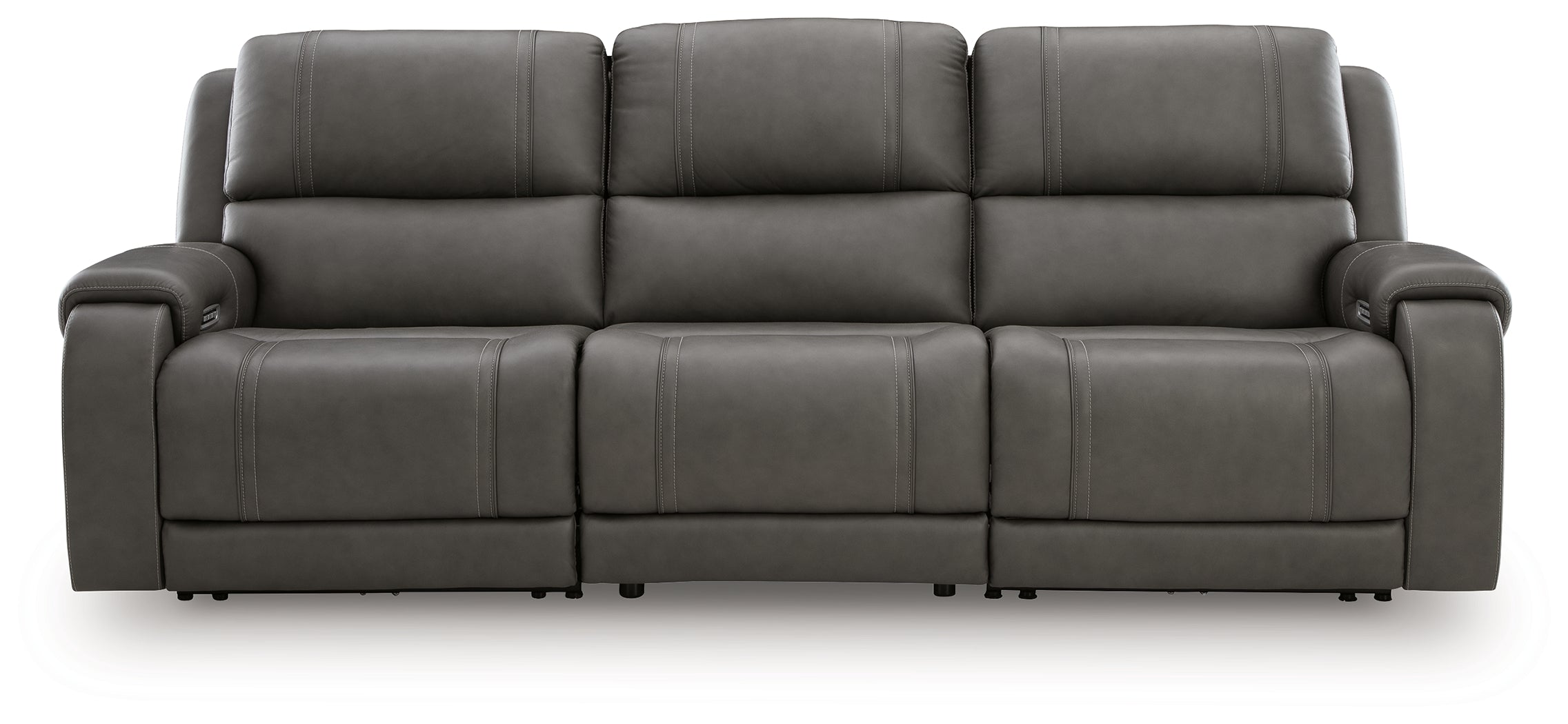 Diamond Furniture - Ashley Furniture - 5Z - Pittson 3-Piece Power Sectional Reclining Sofa - 3-Piece Power Sectional Reclining Sofa / Anchor - PCU12600S3