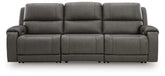 Diamond Furniture - Ashley Furniture - 5Z - Pittson 3-Piece Power Sectional Reclining Sofa - 3-Piece Power Sectional Reclining Sofa / Anchor - PCU12600S3