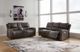 Diamond Furniture - Ashley Furniture - Boxmere Power Reclining Sofa and Loveseat - Power Reclining Sofa and Loveseat - U13100U1