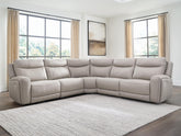 Diamond Furniture - Ashley Furniture - Gravier 5-Piece Power Reclining Sectional - 5-Piece Power Reclining Sectional - U13300S4