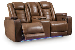 Gruaro Power Reclining Loveseat with Console