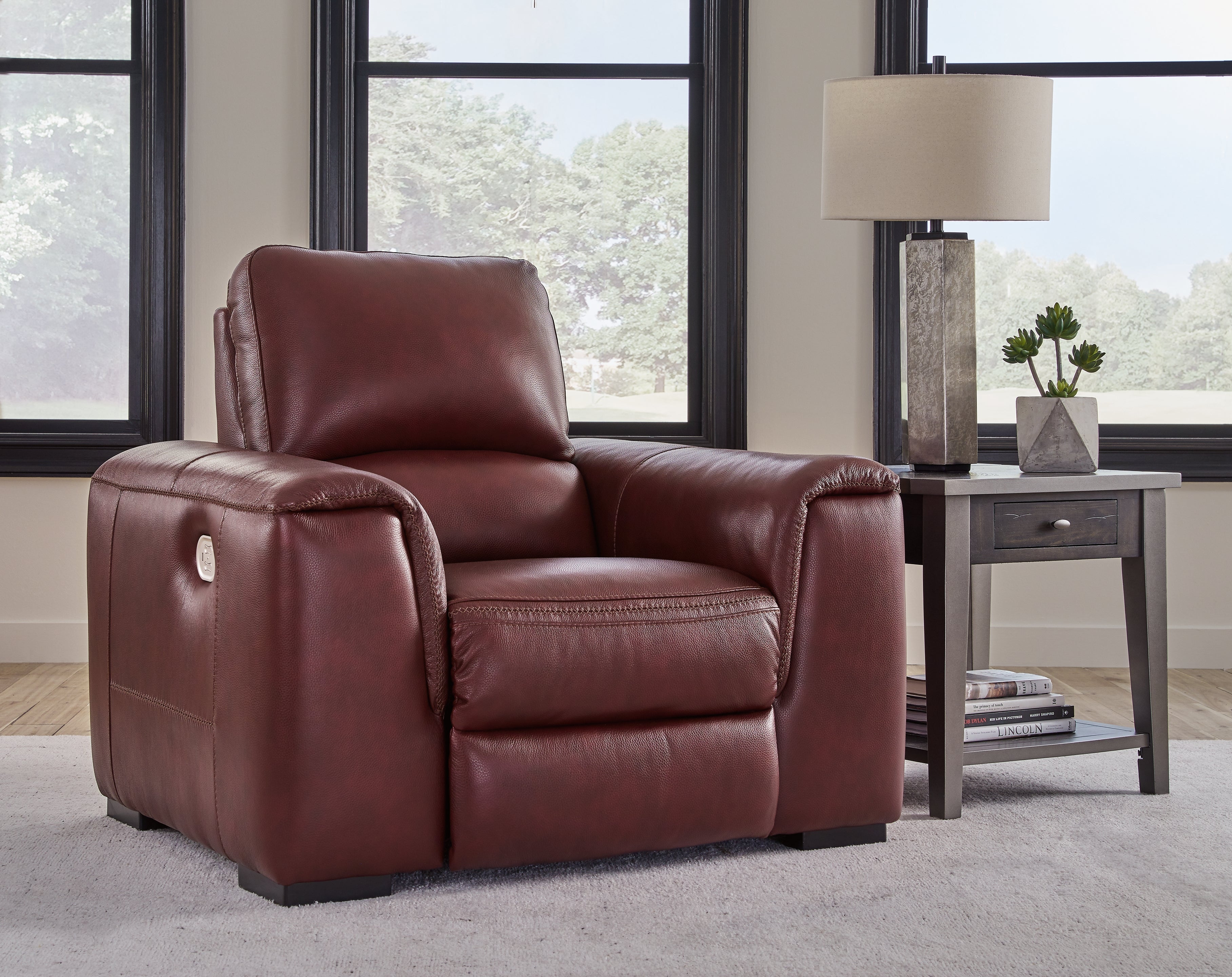 Diamond Furniture - Ashley Furniture - Alessandro Power Recliner - PWR Recliner/ADJ Headrest - U2550113
