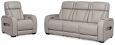 Diamond Furniture - Ashley Furniture - Boyington Power Reclining Sofa and Recliner - Power Reclining Sofa and Recliner - U27105U3