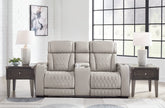Diamond Furniture - Ashley Furniture - Boyington Power Reclining Loveseat with Console - PWR REC Loveseat/CON/ADJ HDRST - U2710518