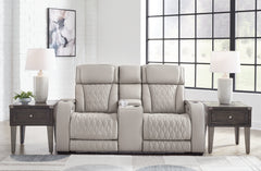 Diamond Furniture - Ashley Furniture - Boyington Power Reclining Loveseat with Console - PWR REC Loveseat/CON/ADJ HDRST - U2710518