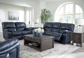 Diamond Furniture - Ashley Furniture - Leesworth Power Reclining Sofa, Loveseat and Recliner - Power Reclining Sofa, Loveseat and Recliner - U43809U2