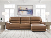 Diamond Furniture - Ashley Furniture - DeepWakes 3-Piece Reclining Sofa Chaise - 3-Piece Reclining Sofa Chaise - PCU62606S22