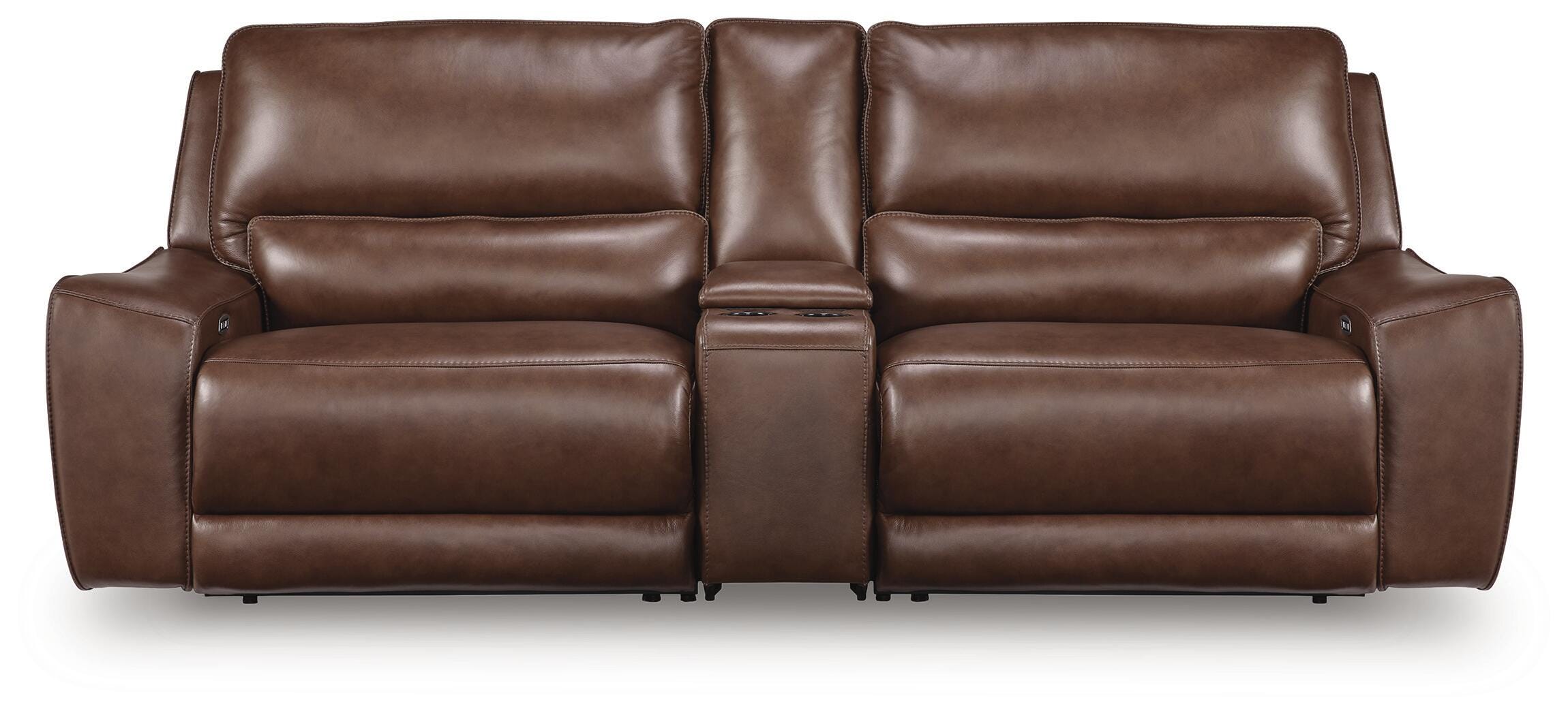 Diamond Furniture - Ashley Furniture - DeepWakes 3-Piece Power Reclining Sectional - 3-Piece Power Reclining Sectional - PCU62607S3