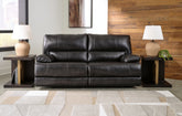 Diamond Furniture - Ashley Furniture - Mountainous Power Reclining Sofa - 2 Seat PWR REC Sofa ADJ HDREST - U6580147