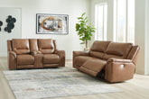 Diamond Furniture - Ashley Furniture - Trasimeno Power Reclining Sofa and Loveseat - Power Reclining Sofa and Loveseat - U82815U1