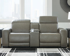 Diamond Furniture - Ashley Furniture - Correze 3-Piece Power Reclining Sectional Loveseat - 3-Piece Power Reclining Sectional Loveseat - U94202S3