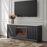 Diamond Furniture - Ashley Furniture - Cadmori 63" TV Stand with Electric Fireplace - 63" TV Stand with Electric Fireplace - W2616W2