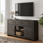 Diamond Furniture - Ashley Furniture - Brazen Valley 71" TV Stand - 71" - W2648-268