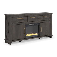 Brazen Valley 71" TV Stand with Electric Fireplace