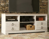 Diamond Furniture - Ashley Furniture - Willowton 64" TV Stand - 64" - W267-68