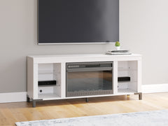Diamond Furniture - Ashley Furniture - Brollevi 60" TV Stand with Electric Fireplace - 60" with Electric Fireplace - W2722-168