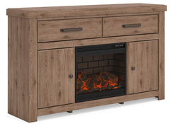 Garistyn 62" TV Stand with Electric Fireplace