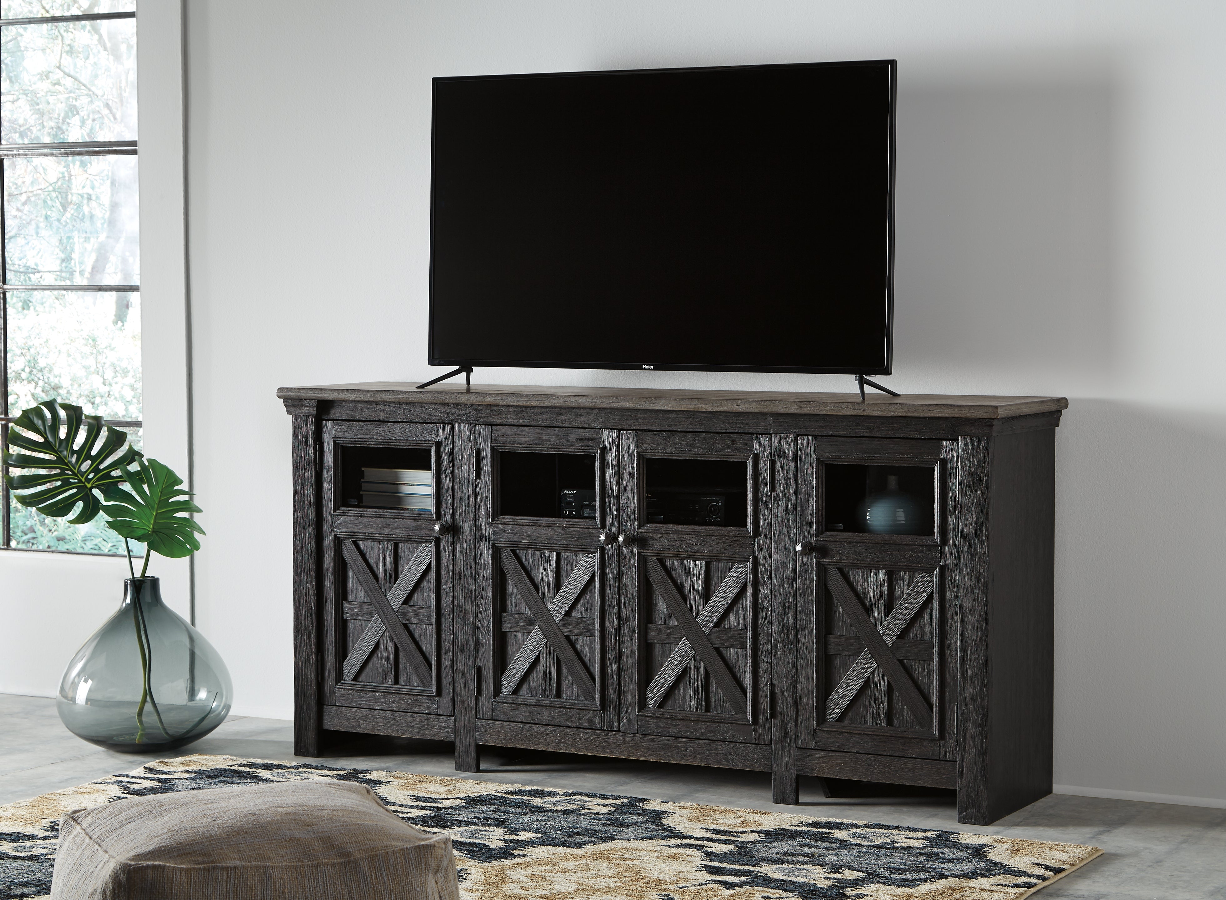 Diamond Furniture - Ashley Furniture - Tyler Creek 74" TV Stand - 74" - W736-68