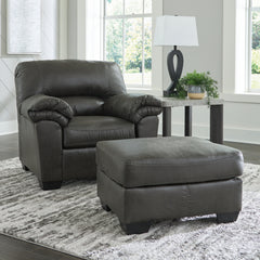 Diamond Furniture - Ashley Furniture - Bladen Chair and Ottoman - Chair and Ottoman - 12021U3
