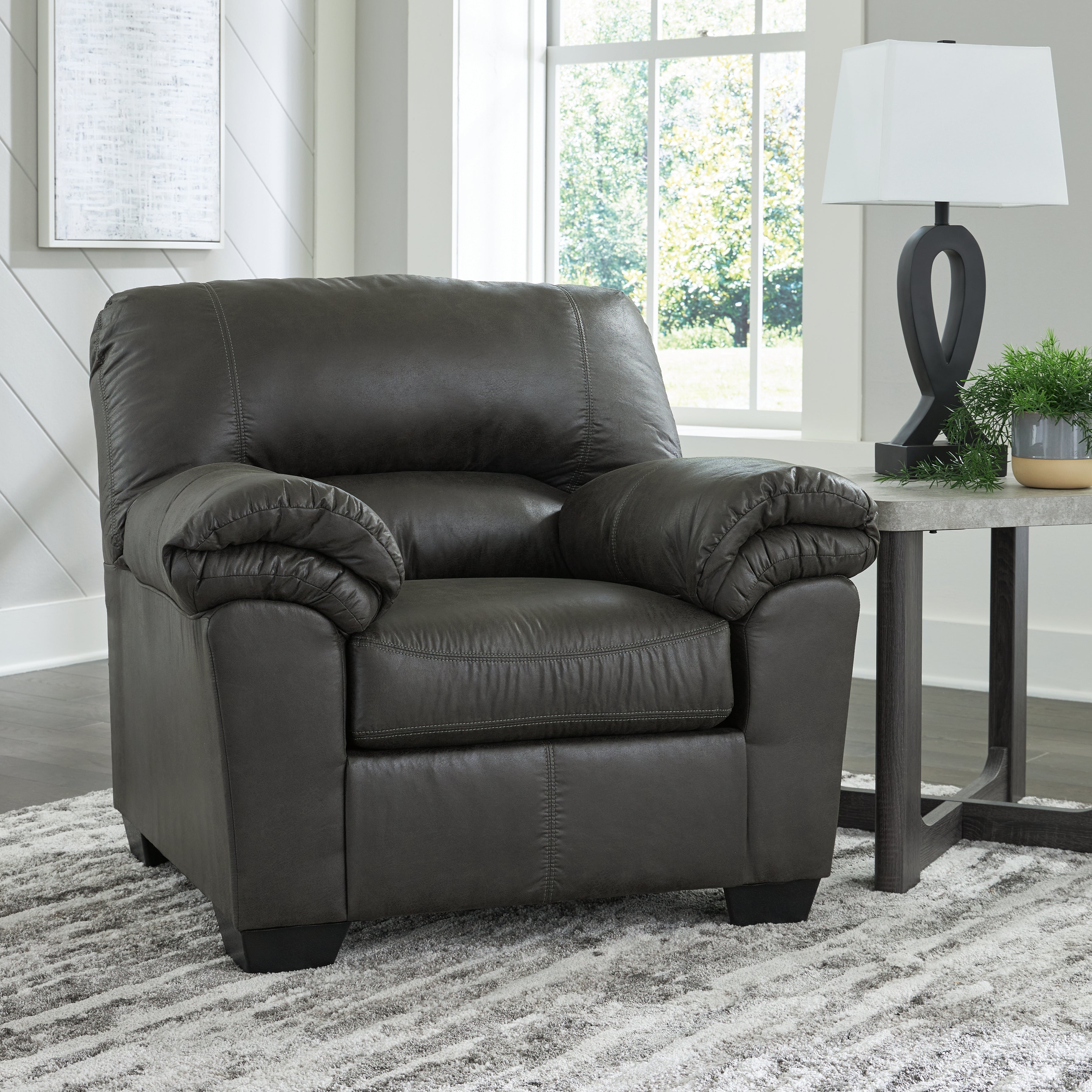 Diamond Furniture - Ashley Furniture - Bladen Living Room - Chair / Slate - 1202120