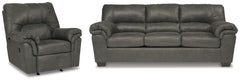 Diamond Furniture - Ashley Furniture - Bladen Sofa and Recliner - Sofa and Recliner - 12021U4