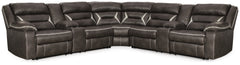 Diamond Furniture - Ashley Furniture - Kincord 3-Piece Power Reclining Sectional - 3-Piece Power Reclining Sectional / Midnight - 13104S5