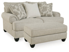 Diamond Furniture - Ashley Furniture - Asanti Loveseat and Ottoman - Loveseat and Ottoman - 13201U5
