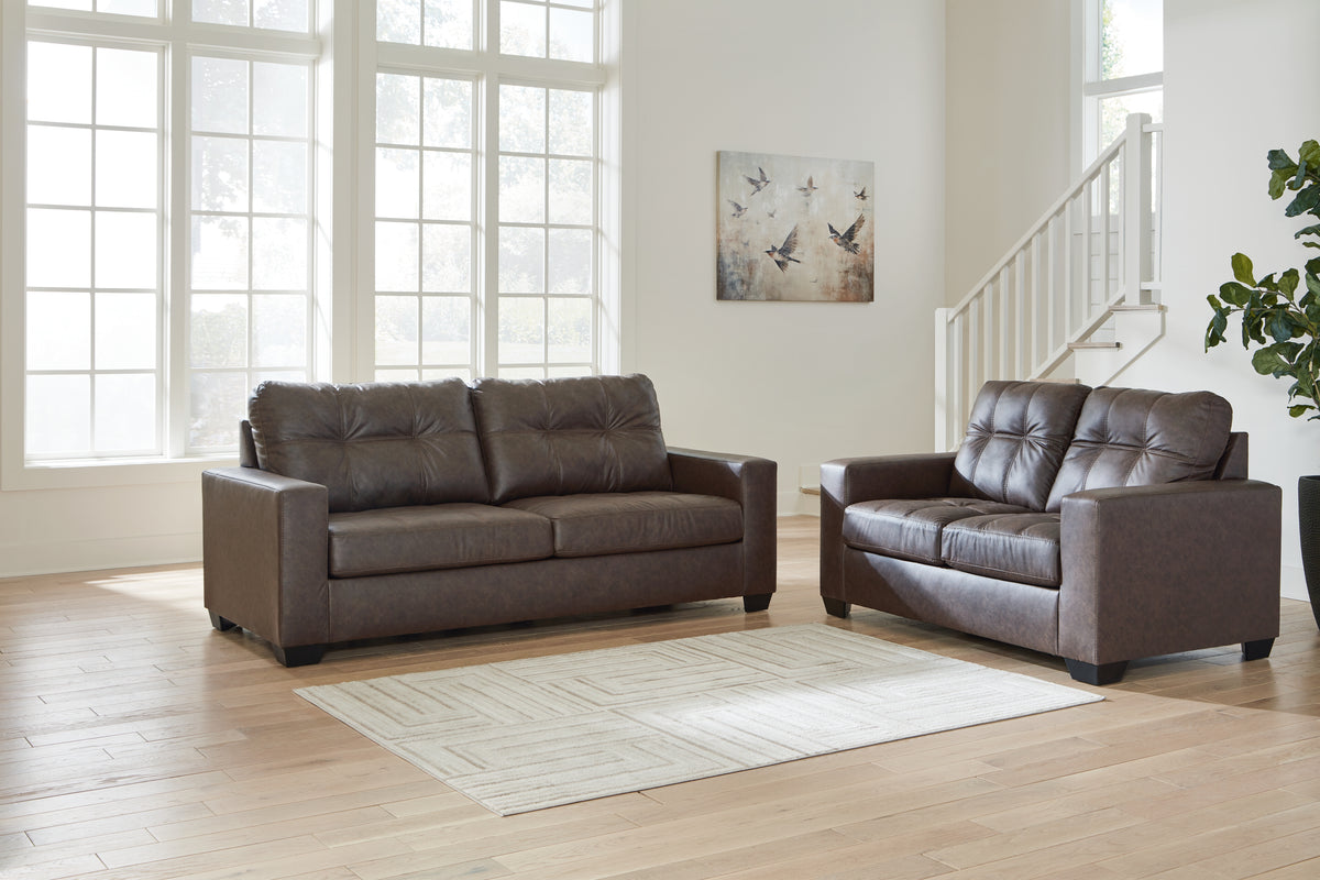 Diamond Furniture - Ashley Furniture - Barlin Mills Sofa and Loveseat - Sofa and Loveseat - 17003U1