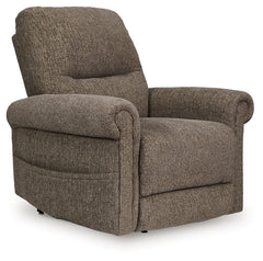 Diamond Furniture - Ashley Furniture - Aureta Living Room - Power Lift Recliner / Charcoal - 1790312