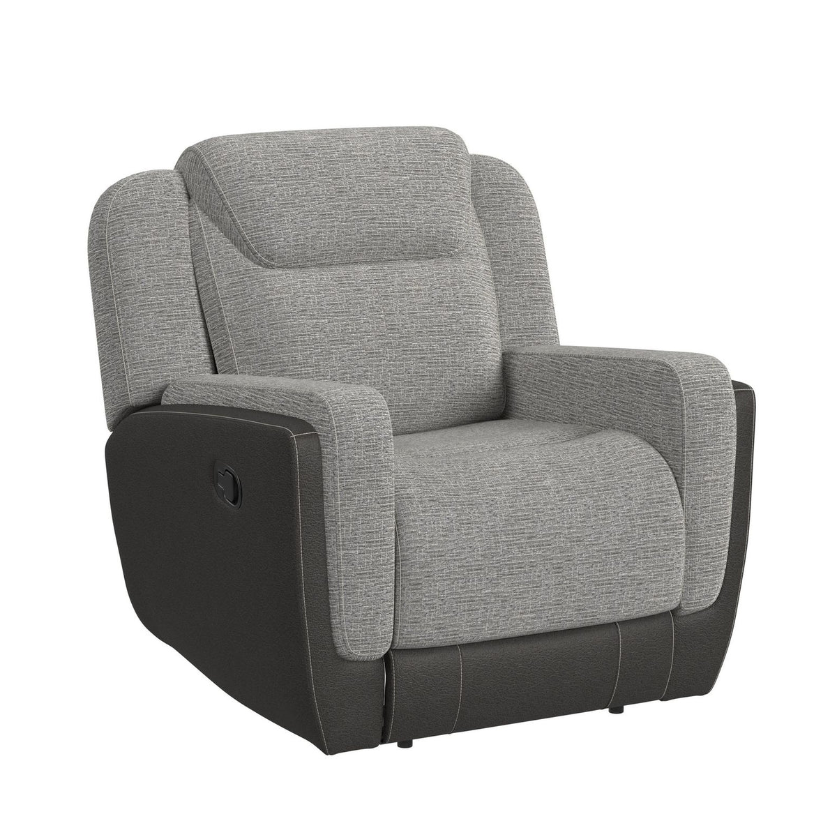Motion Glider Recliner in Rancho Grey