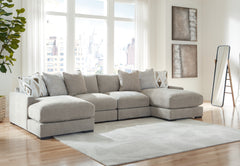Diamond Furniture - Ashley Furniture - Aslan Court 4-Piece Sofa Pit Sectional - RAF 4-Piece Sofa Pit Sectional - 20305S5