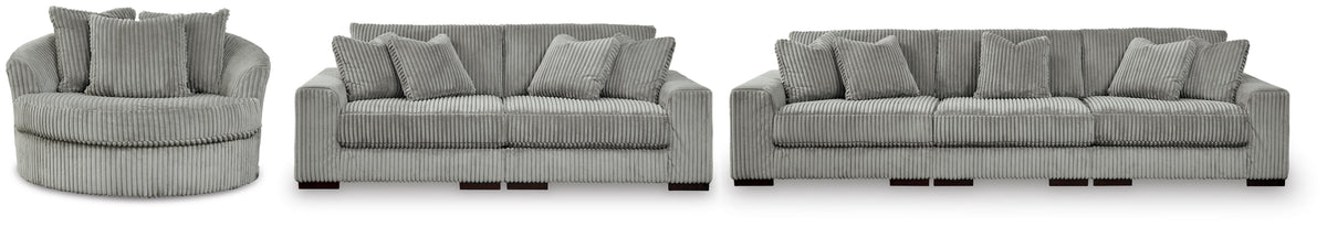 Diamond Furniture - Ashley Furniture - Lindyn Sofa, Loveseat and Oversized Chair - Sofa, Loveseat and Oversized Chair - 21105U13