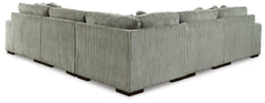 Diamond Furniture - Ashley Furniture - Lindyn Sectional - RAF 6-Piece Sectional / Ivory - 21104S20