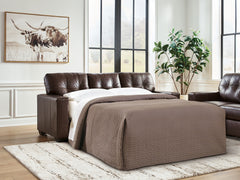Diamond Furniture - Ashley Furniture - Santorine Living Room - Ottoman / Bone - 2170814