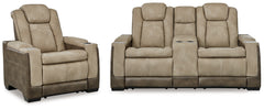 Diamond Furniture - Ashley Furniture - Next-Gen DuraPella Power Reclining Loveseat and Power Recliner - Power Reclining Loveseat and Power Recliner - 22003U3