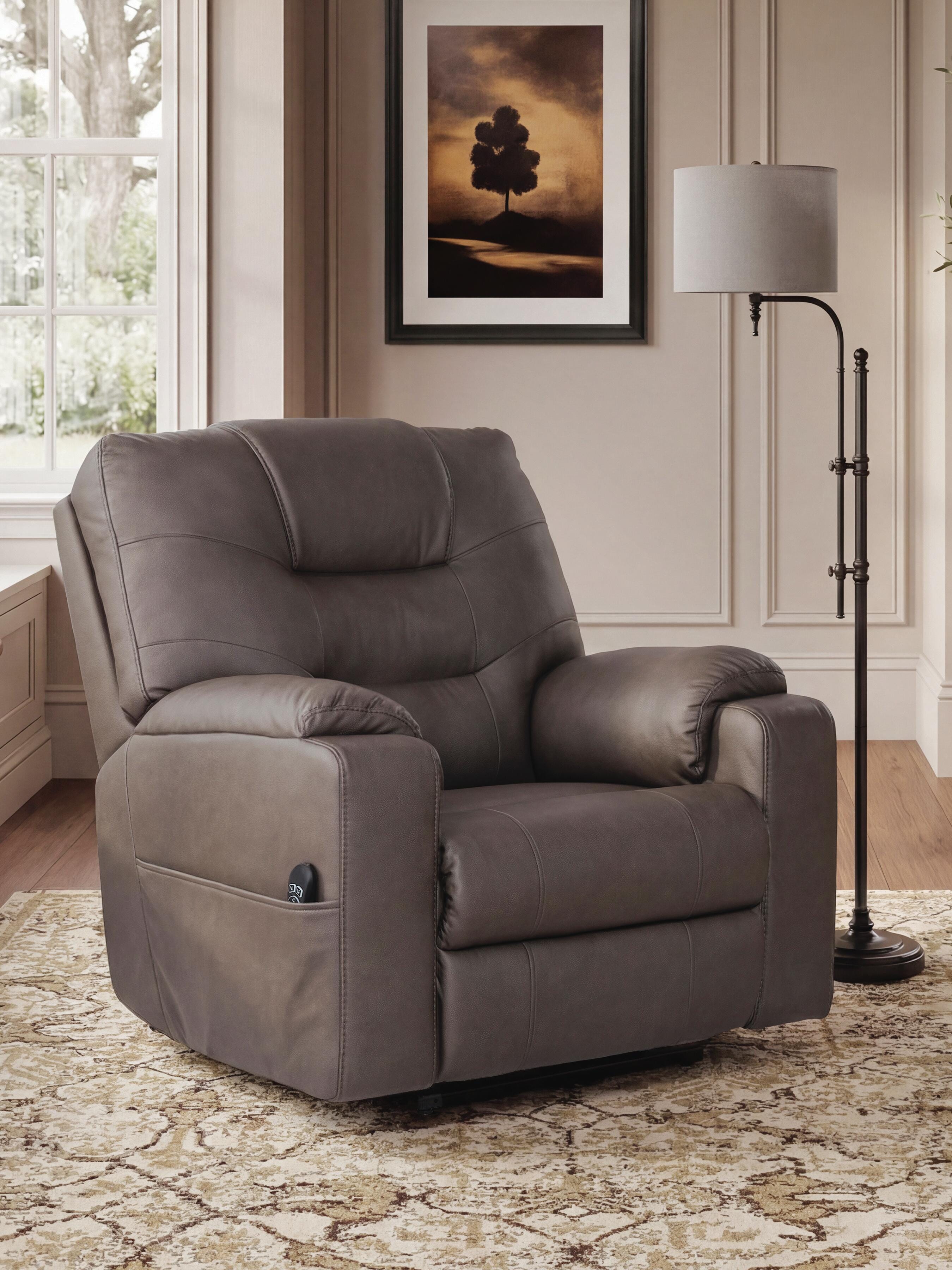 Diamond Furniture - Ashley Furniture - Belmone Pike Power Lift Recliner - Power Lift Recliner - PC2280512