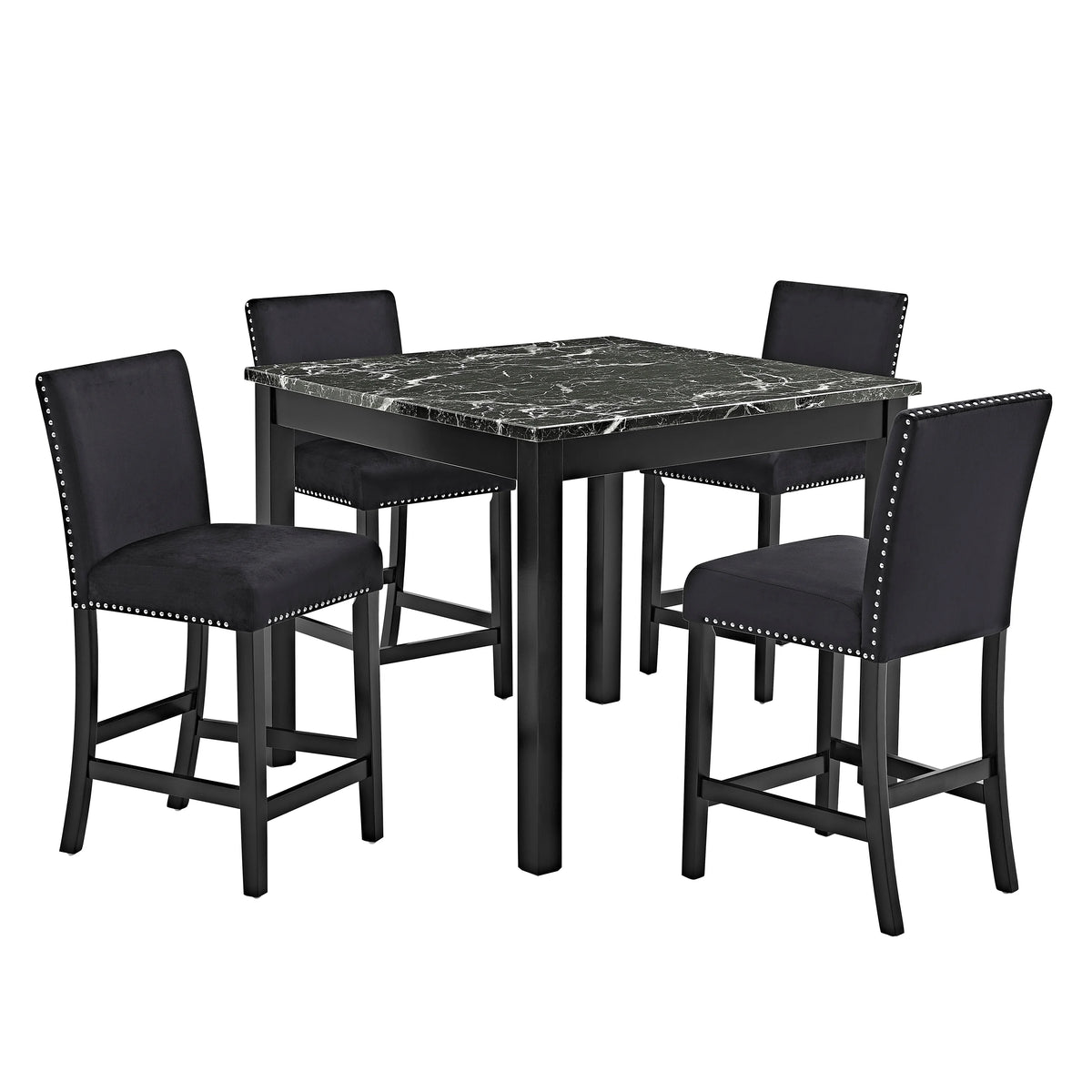 LENNON 5-PK CONTR HT SET ALL BLACK