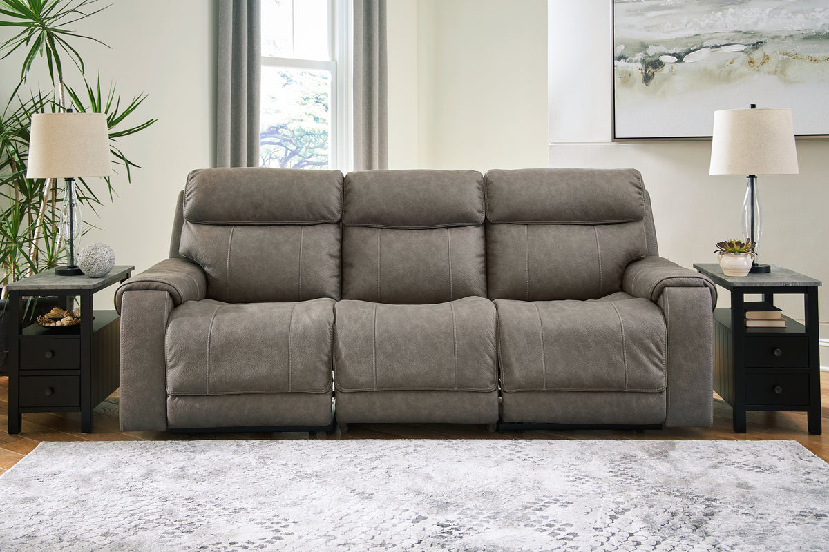 Diamond Furniture - Ashley Furniture - Starbot 3-Piece Power Reclining Sectional Sofa - 3-Piece Power Reclining Sectional Sofa / Fossil - 23501S3