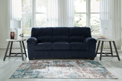 Diamond Furniture - Ashley Furniture - SimpleJoy Living Room - Loveseat / Onyx - 2420435