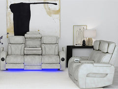 Power Reclining Sofa and Loveseat