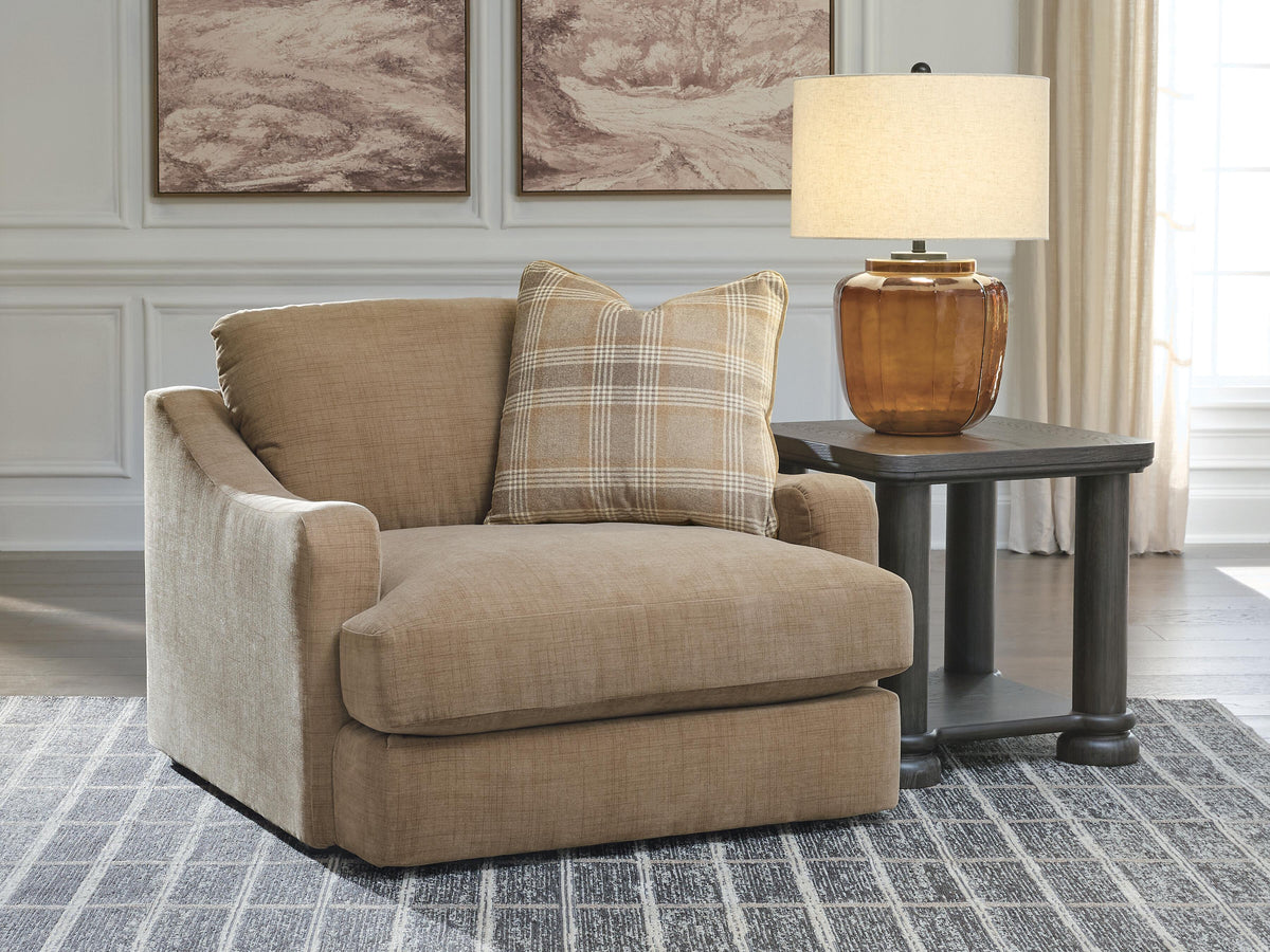 Diamond Furniture - Ashley Furniture - ChloeeAnne Oversized Chair - Chair and a Half - 2550523