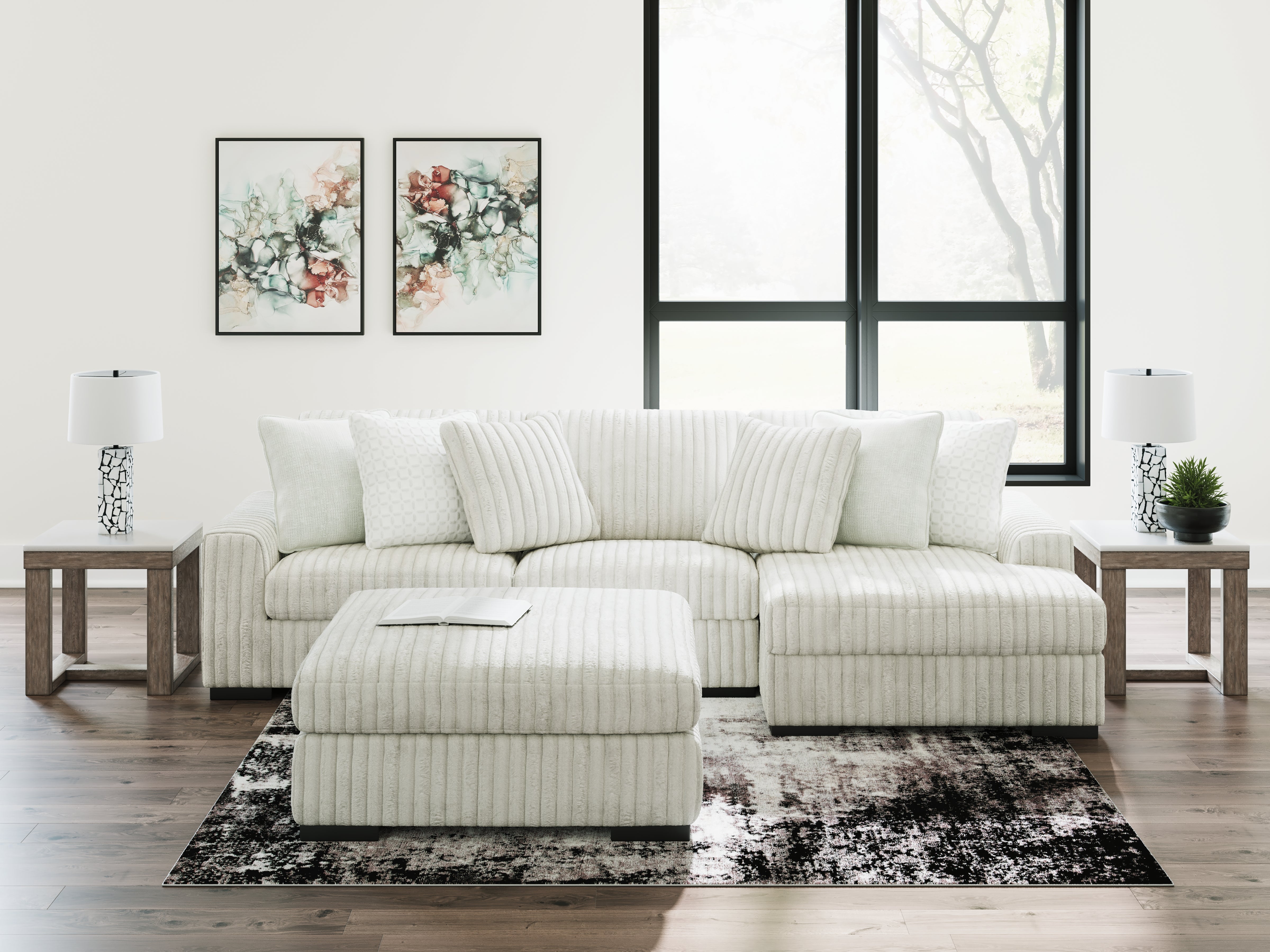 Diamond Furniture - Ashley Furniture - Stupendous 2-Piece Sectional with Chaise - LAF 2-Piece Sectional with Chaise / Alloy - 25903S7