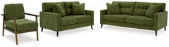 Diamond Furniture - Ashley Furniture - Bixler Sofa, Loveseat and Chair - Sofa, Loveseat and Chair - 26107U4