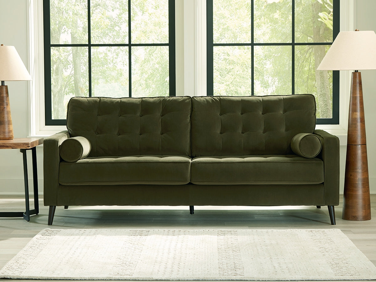 Diamond Furniture - Ashley Furniture - Reveon Lakes Living Room - Sofa / Olive - 2640438
