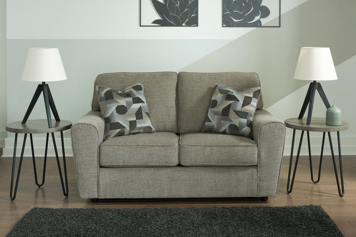 Diamond Furniture - Ashley Furniture - Cascilla Living Room - Sofa / Pewter - 2680538