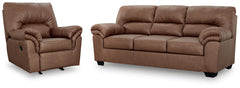 Diamond Furniture - Ashley Furniture - WillowBend Sofa and Recliner - Sofa and Recliner - PC27704U3