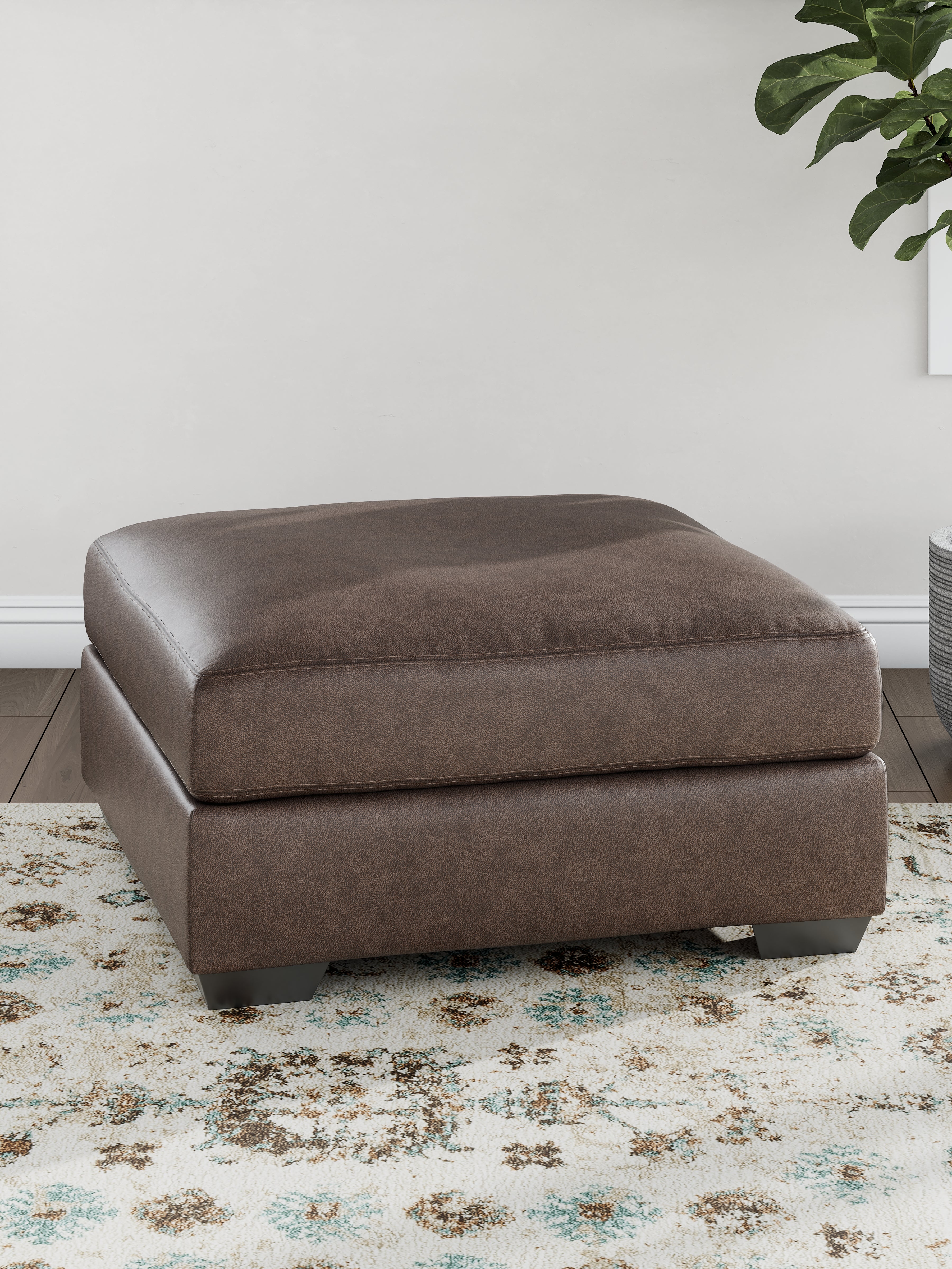 Diamond Furniture - Ashley Furniture - WillowBend Living Room - Oversized Accent Ottoman / Umber - PC2770508